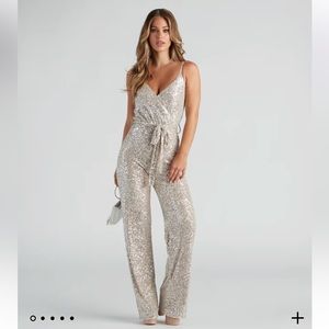 Windsor Sequin Jumpsuit